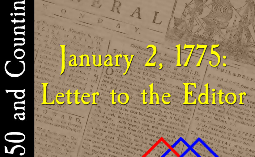 250 and Counting: January 2, 1775